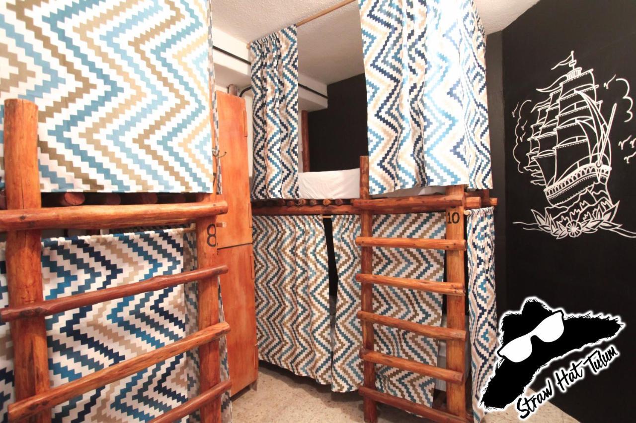 Straw Hat Hostel & Rooftop Bar Тулум Экстерьер фото